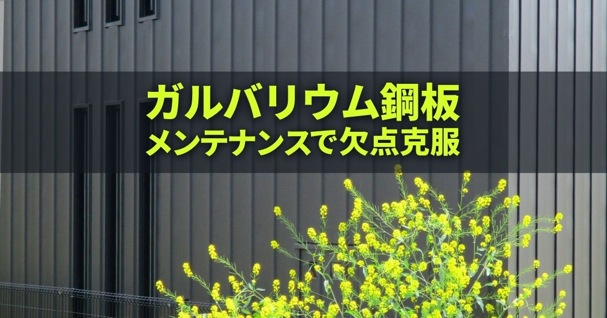 ガルバリウム鋼板の欠点とは？定期的なメンテナンスで長持ちさせよう